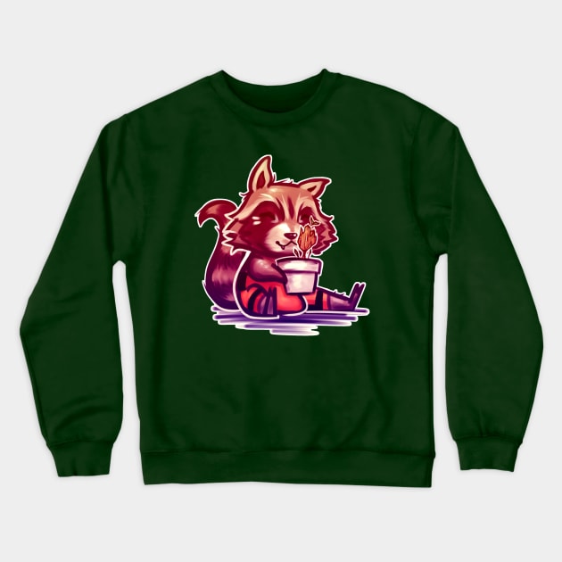 Rocket y Groot Crewneck Sweatshirt by Kumo´s Place